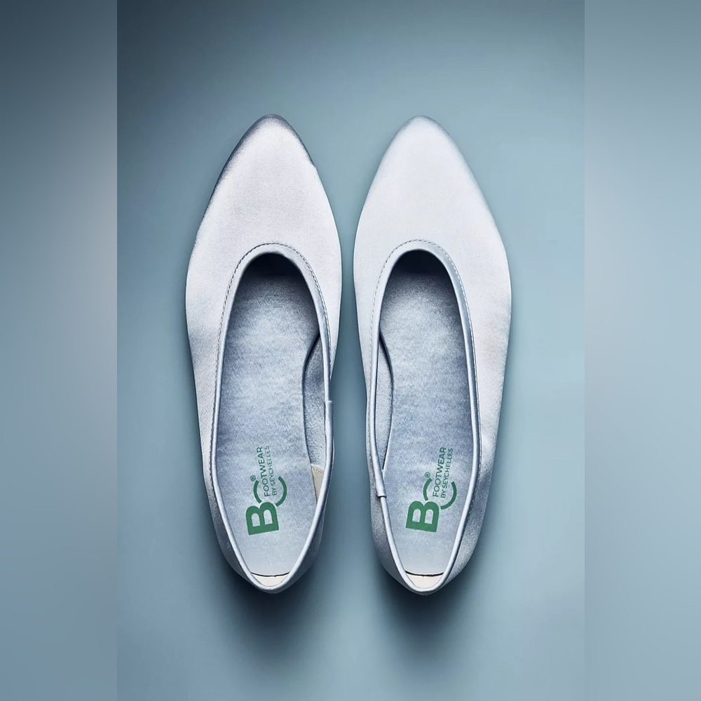 Anthropologie | BC Footwear by Seychelles Georgette Satin Ballet Flats Size 8.5